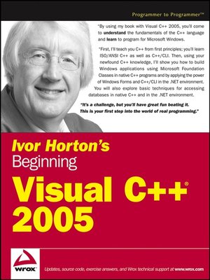 cover image of Ivor Horton's Beginning Visual C++ 2005